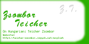 zsombor teicher business card